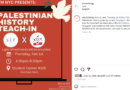 Montclair Students for Justice in Palestine Teach-In
