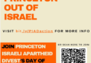 Princeton Out of Israel – DIVEST NOW!  Monday, Feb 19, 4:30pm, Frist