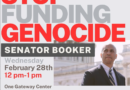 South Jersey for Palestine and Pax Christi Team Up Again for Coordinated Booker Protest – Wednesday, Feb 28, Noon, One Gateway, Newark / 2 Riverside Dr. Camden