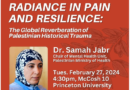 Dr. Samah Jabr, Palestinian Ministry of Health, Princeton U, Tue Feb 27 4:30pm