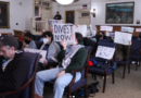 Rutgers Divestment Protests at Board of Governors Meeting from February 19, Actions Also @ Princeton and Montclair