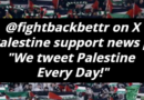 Lets get NJ Pro-Palestine out into the Twitter Street! Help @fightbackbettr reach 1000s more with a daily review of our articles there and retweeting to your followers!