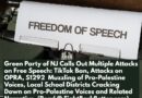 Press Release: Green Party Calls for Fight to Defend Free Speech on Many Fronts