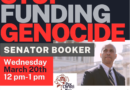 Back to Booker w/ Pax Christi and Friends – Witnessing Booker’s Continued Support of Arms for Genocide Noon Mar 20 #StopArmingIsrael