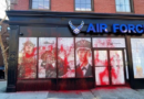 Flatbush Air Force Genocide Recruitment Operation Painted Red