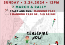 Save Palestine March & Rally, Sunday, March 24, Noon, Old Bridge