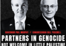 Genociders Murphy / Pascrell Not Welcome, Paterson Monday March 18, 5pm