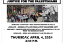 Dr MLK Jr March For Ceasefire In Gaza & Justice For The Palestinians, Thursday, April 4, 4:30 pm Newark