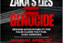 Say No to Zaka’s Lies, Mon. Apr 1, 7pm, Teaneck, NJ