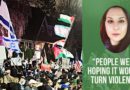 Christina Khalil, NJ Candidate for US Senate for Green Party Reflects on the Aggressive Scene in Teaneck with Israel Supporters and Police Intimidation