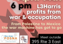 Protest L3Harris “electronic warfare” for Genocide Sunday, April 14 6pm, Clifton NJ