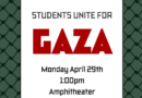 Students Unite for Gaza, Montclair State U, Ampitheatre , Mon, Apr 29, 1pm, Montclair U