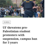University of Florida Threatens Draconian Measures