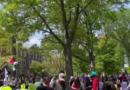Rutgers Encampment Launched 4/29 – Behind Scott Hall College Avenue – Banner Drop Challenges RU Ties to IDF – TAU