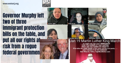 Partial List of NJ Community Responses to Outgoing Gov. Murphy Veto of His Own Party’s ITA Legislation – 5 Expressions So Far Collected ICE Breaking News #13 Jan 22, 2026