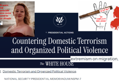 Immigrant Support is NOT Domestic Terrorism: NJ Needs Protection from National Security Presidential Memorandum 7