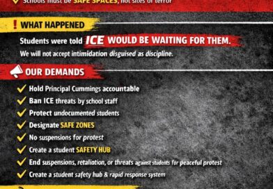 Elizabeth Organizers: Principal Threatened ICE Terror On His Own Students! Bd of Ed Mtg 2/19