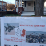 Haunting my old stomping grounds: An antiwar trip down Memory Lane (College Av.) Carrying Sign Demanding End to US – Israel War on Iran – All Out Friday 3/27 4pm College Av / Hamilton St. New B NJ