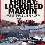Upcoming Events: Fri. Apr 3 Good Friday – Lockheed Martin Protest, Apr 10 New B, Apr 12 Hoboken