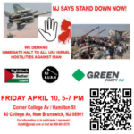 Rutgers STOP US / ISRAEL WAR ON IRAN / NO ICE Protest Fri. 4/10 5 – 7pm Hamilton / College Av – Right of Way Free Speech Protest