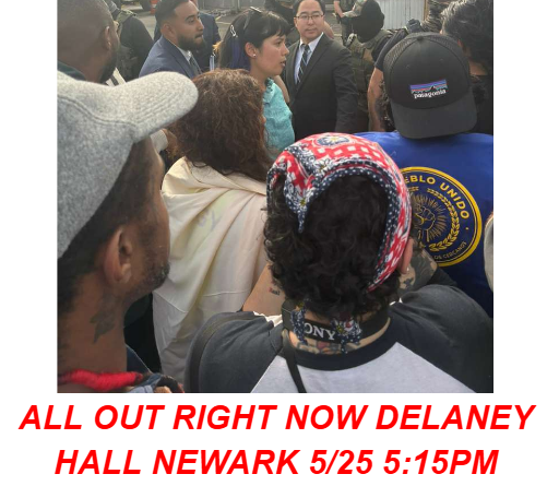 5/25 Update Delaney: Detainee Transferred to Eliz Death Camp? Tear Gas Used Early After Midnight, Politicians – BOTTOM LINE: GO THERE NOW 5/25 5:15pm
