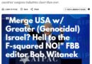 FightBackBetter Editor Says: Merge US and Israel Military Formally in Next NDAA?  Hell to the F squared NO!  NO TO USA MERGER INTO GREATER GENOCIDAL ISRAEL!