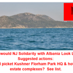 Proposal to Boycott Kushner Properties in NJ in Solidarity with Albania